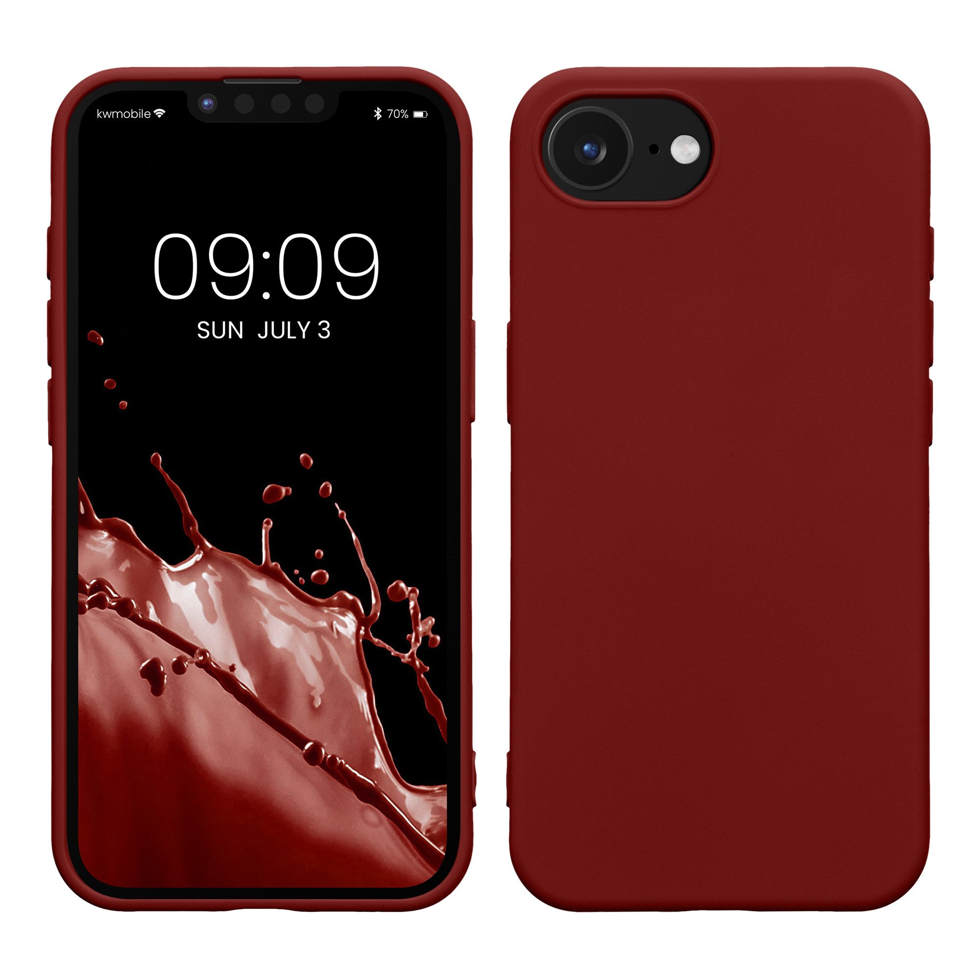 kwmobile Smartphone-Hülle Slim Case für Apple iPhone 17e / iPhone 16e, Hülle Silikon Handy - Handyhülle gummiert