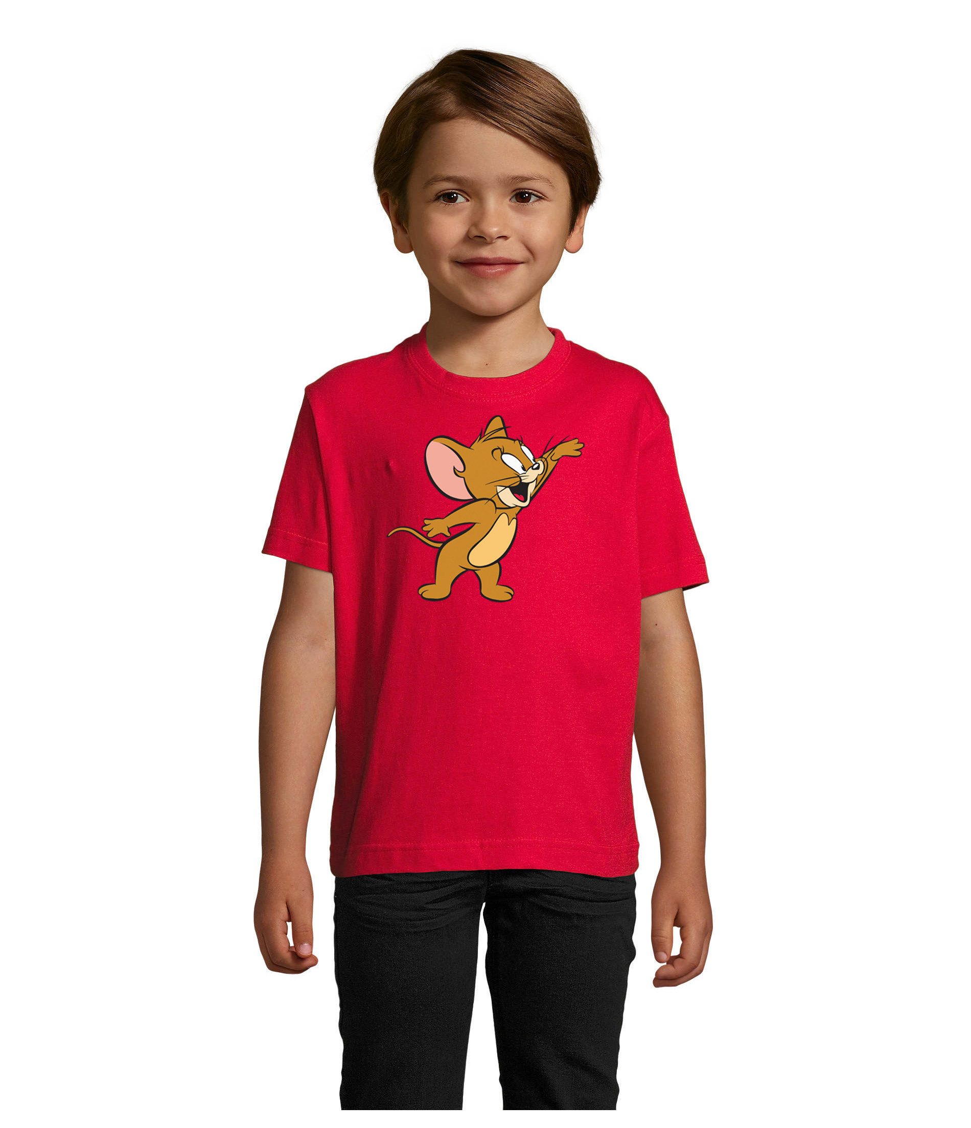 T-Shirt Jerry K Tee Kinder T-Shirt Cartoon Print Rundhals Kurzarm Baumwolle