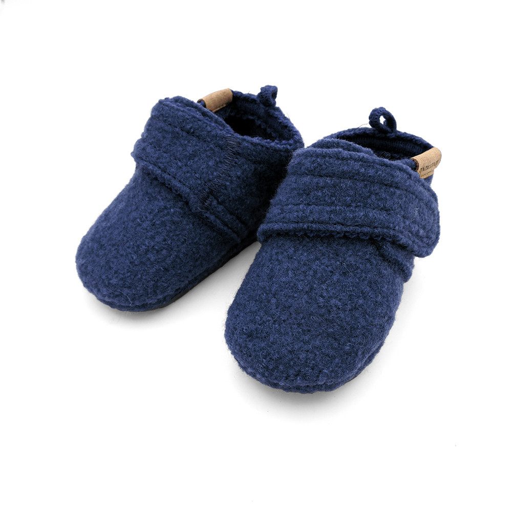 MAXIMO Lauflernschuhe, soft uni Anti-Rutsch-Sohle Lauflernschuh (2-tlg) Wollfleece