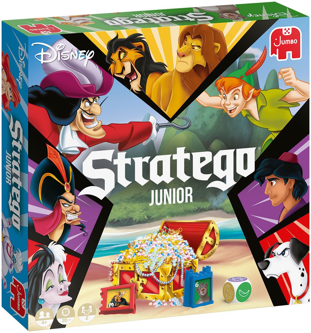 Jumbo Spiele Spiel Stratego Junior Disney, Familienspiel