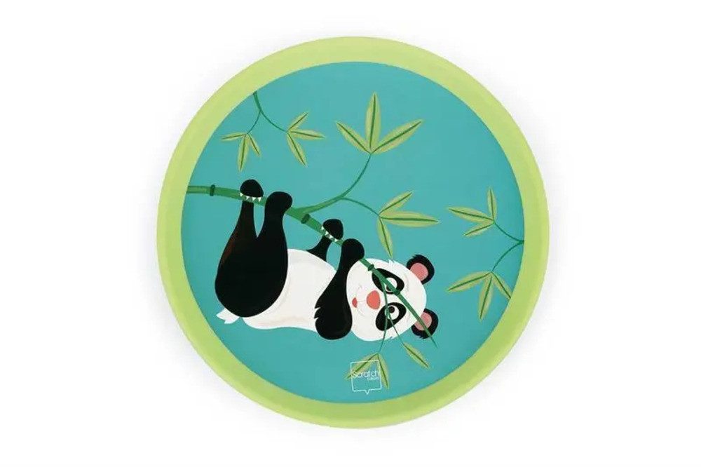 SCRATCH Spiel Magnetisches Wurf-Fangspiel Panda (Kinderspiel)