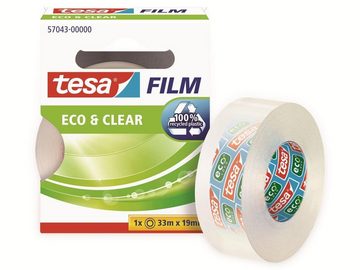 tesa Klebeband TESA film® eco&clear, 1 Rolle, 33m:19mm