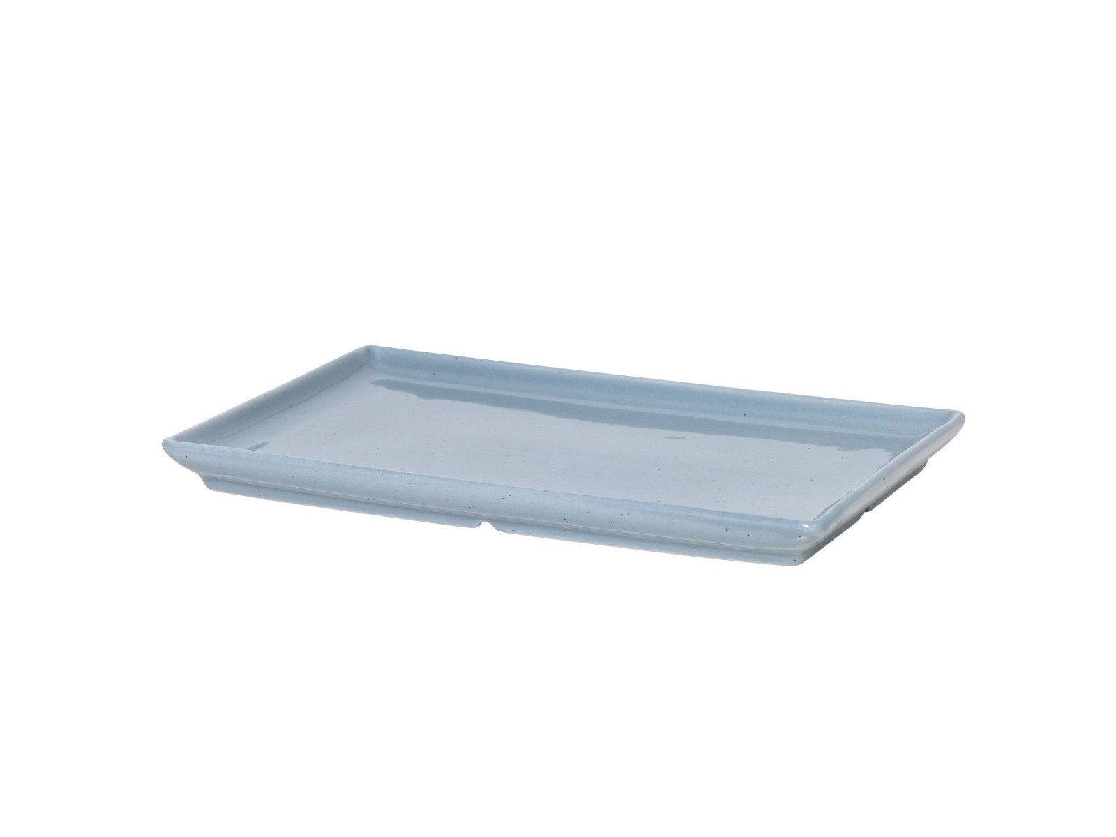 Broste Copenhagen Teller Eli Soft Blue Teller eckig 20 cm, Eli Quadratischer Teller