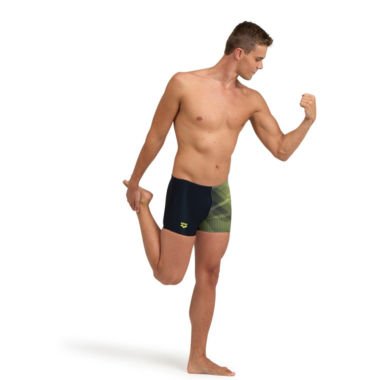 Arena Badehose für Swim Shadow Badshorts schnelltrocknend Herren Schwarz