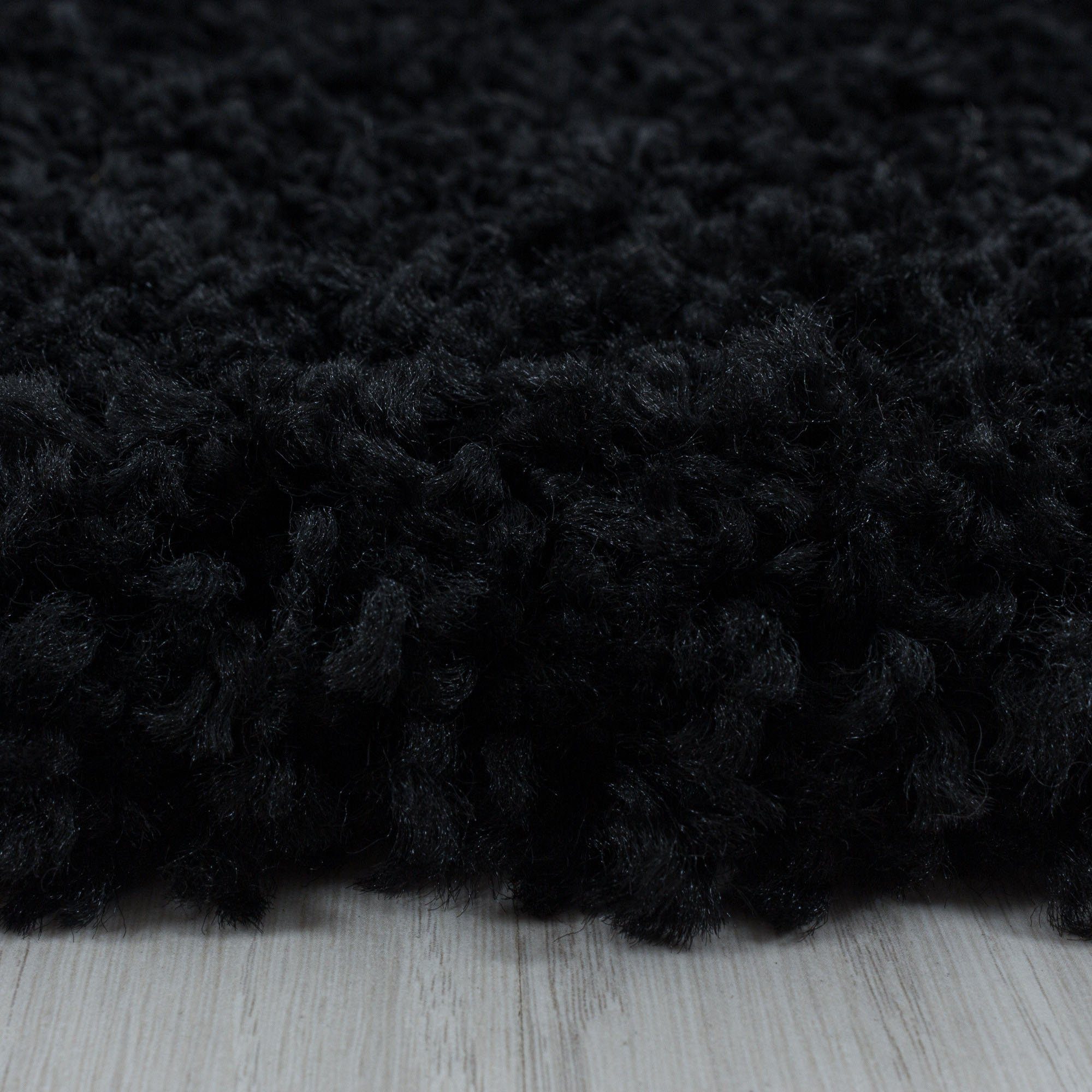 Ayyildiz Teppiche Hochflor-Teppich SYDNEY 3000, rechteckig, Höhe: 30 mm, Shaggy, Langflor, uni, auch in rund, Wohnzimmer – Bild 5 von 5