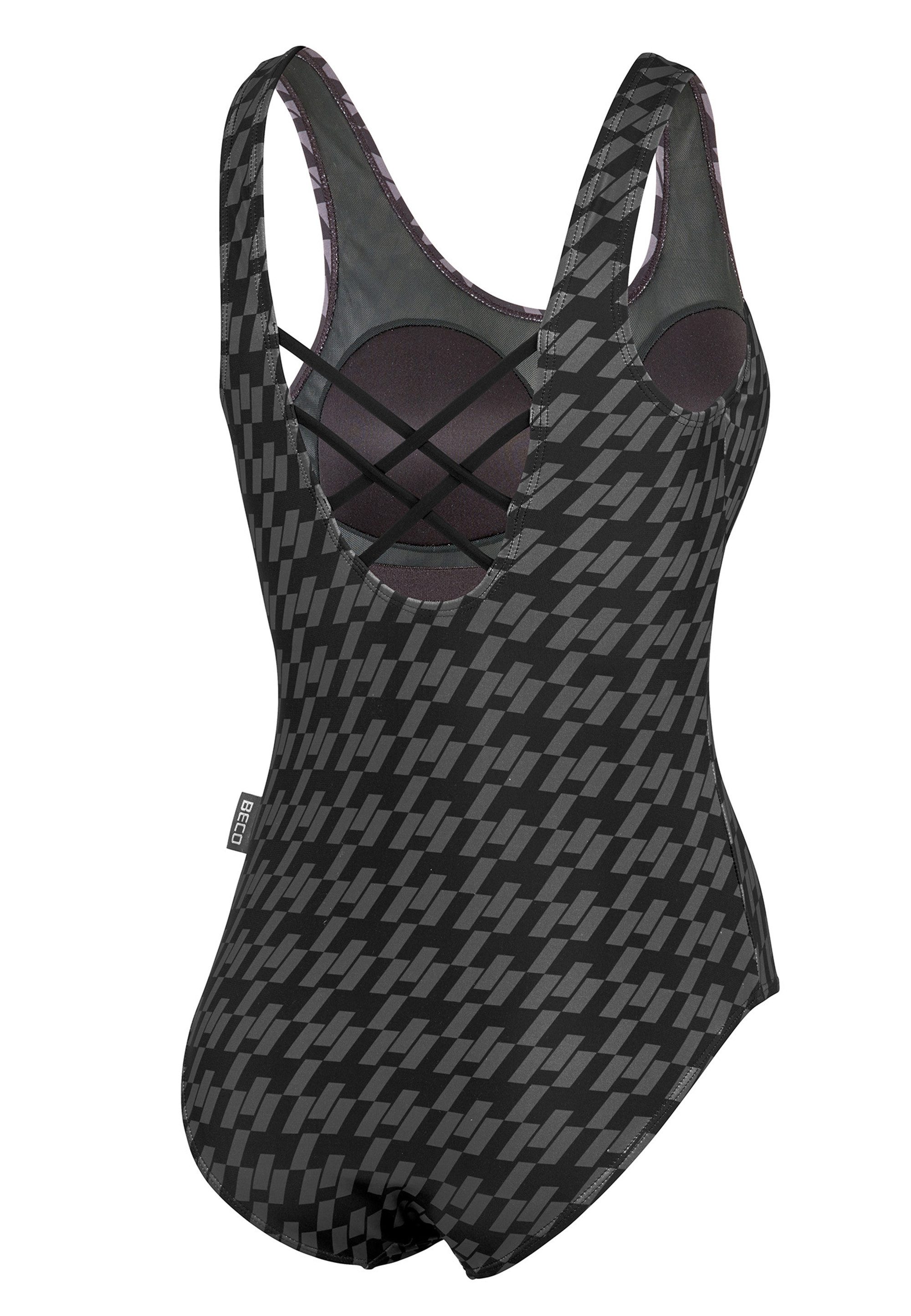 Beco Beermann Badeanzug Pepita (1-St) mit Power Mesh-Mieder für ein feminine Silhouette