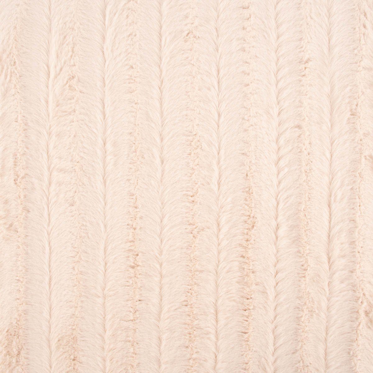 Thumbnail - SCHÖNER LEBEN. Stoff Fellimitat Kunstfell Streifen beige 1,5m Breite