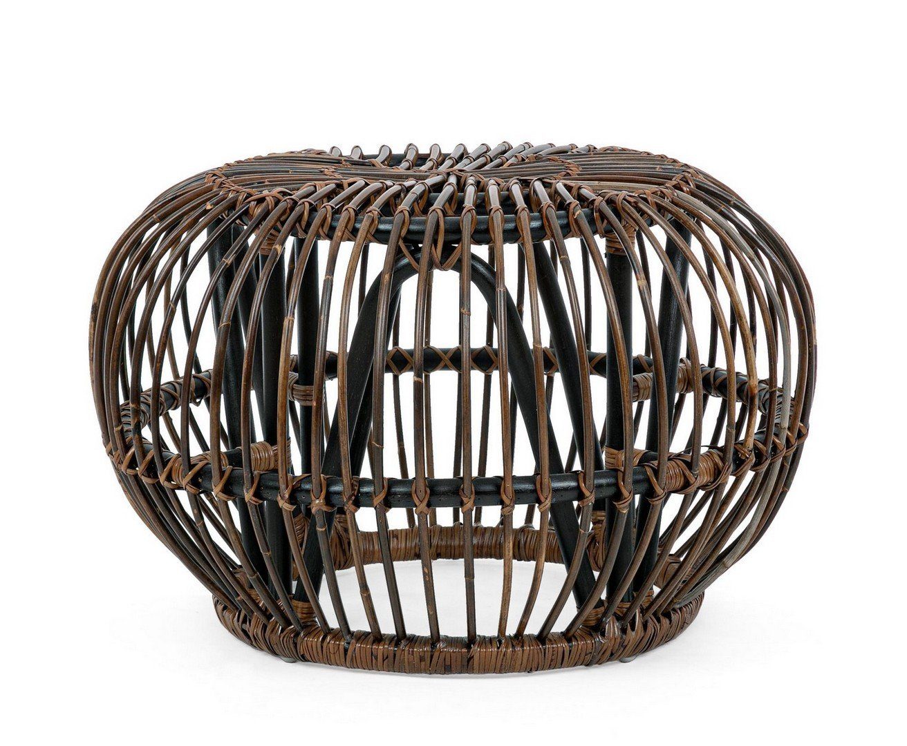 Natur24 Beistelltisch Beistelltisch Doradal 65 x 65 x 44 cm Rattan