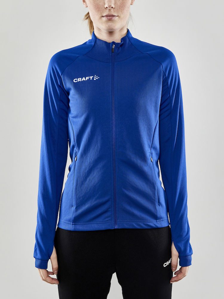 Craft Trainingsjacke Evolve Full Zip - strapazierfähige Mid-Layer-Jacke aus Stretchmaterial