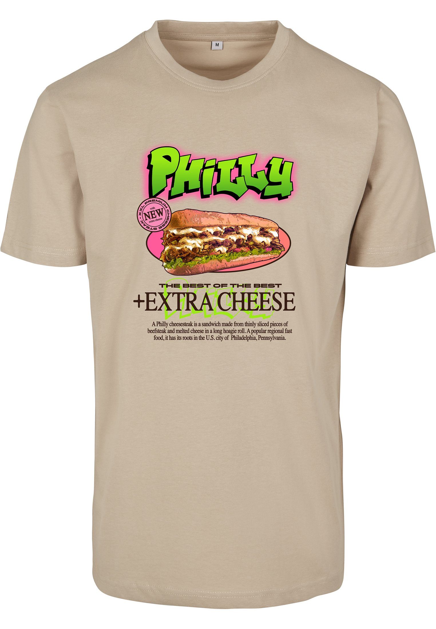 MisterTee T-Shirt (1-tlg) Tee Herren Sandwich Philly