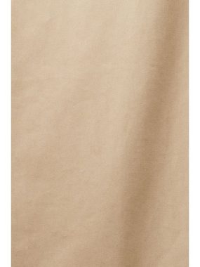 Esprit Collection Chinohose Chinohose mit fixiertem Gürtel, 100 % Baumwolle