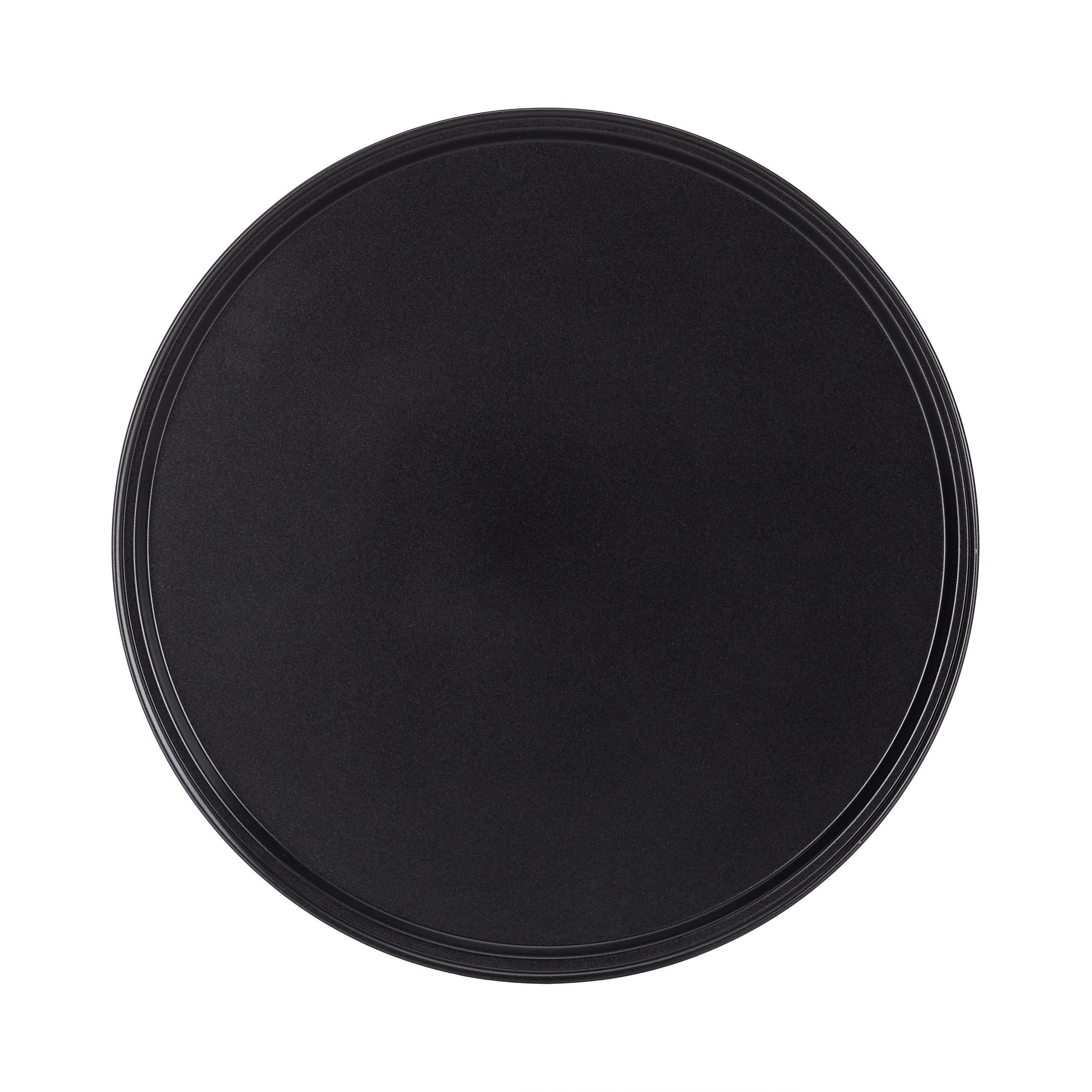 relaxdays Pizzablech rund 2er Set, Stahl