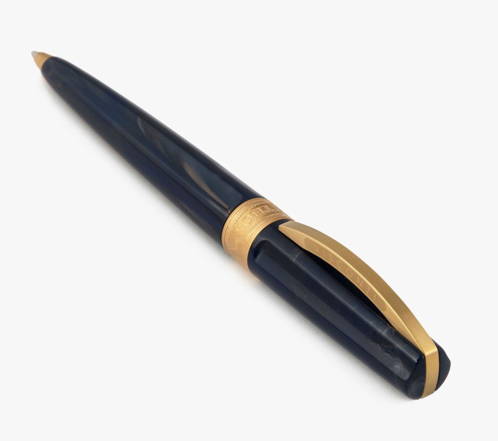 Visconti Kugelschreiber Kugelschreiber Zeuss Blue Gold, Mythos (kein Acryl Visconti Mirage Ballpoint Set)
