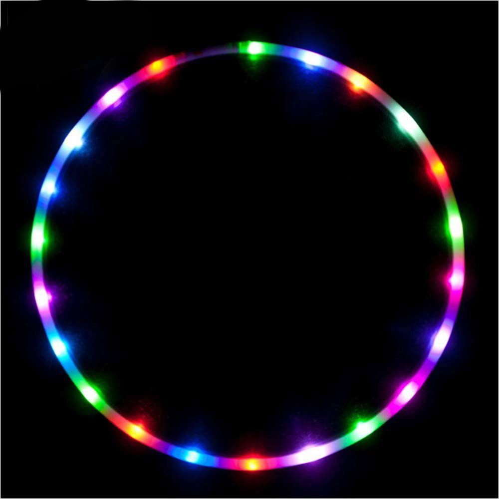 GelldG Hula-Hoop-Reifen LED-Hula-Hoop-Reifen, Farbwechsel-Hula-Hoop, Leucht-Hula-Hoops