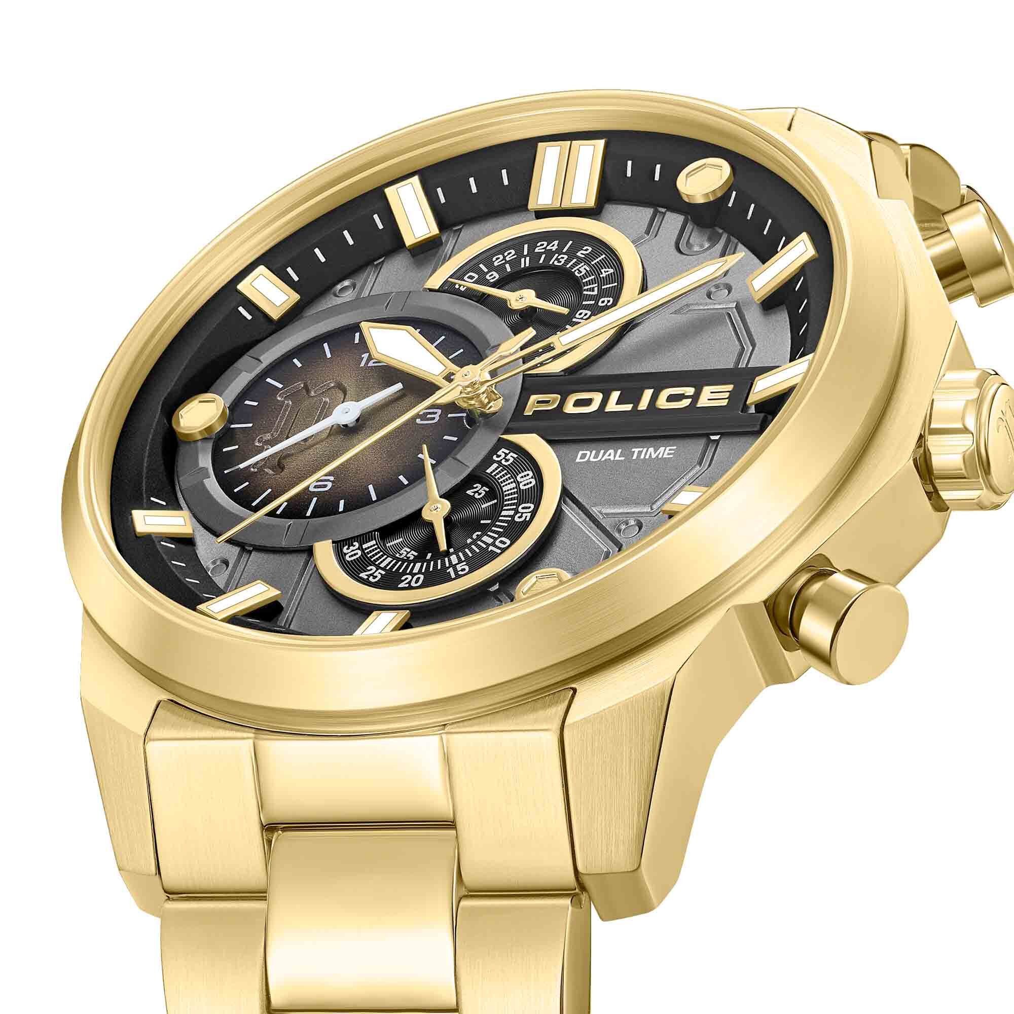 Police Quarzuhr Quarzuhr Herrenuhr 46 mm Quarz Herren
