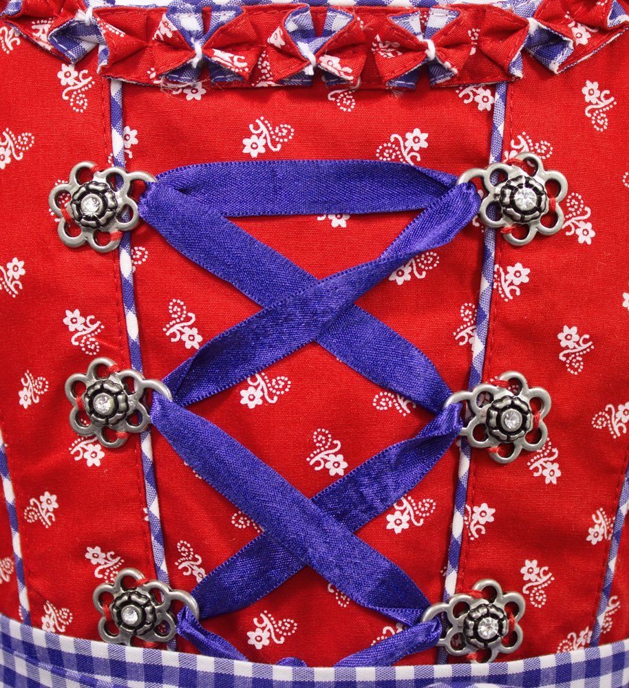 Maddox Dirndl Kinderdirndl 'Zillertal' 3-tlg., Blümchenmuster B – Bild 4 von 5