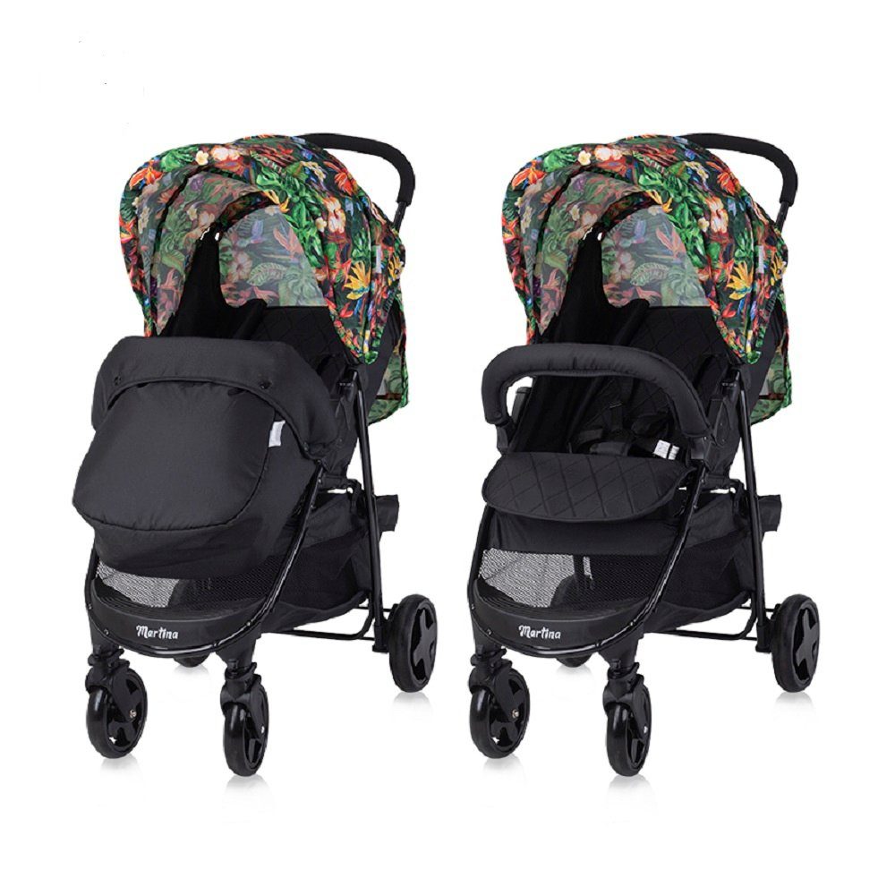 Martina, Kinderwagen Fußabdeckung, bunt Buggy Kinder-Buggy Lorelli abnehmbar, Sonnendach Frontbügel