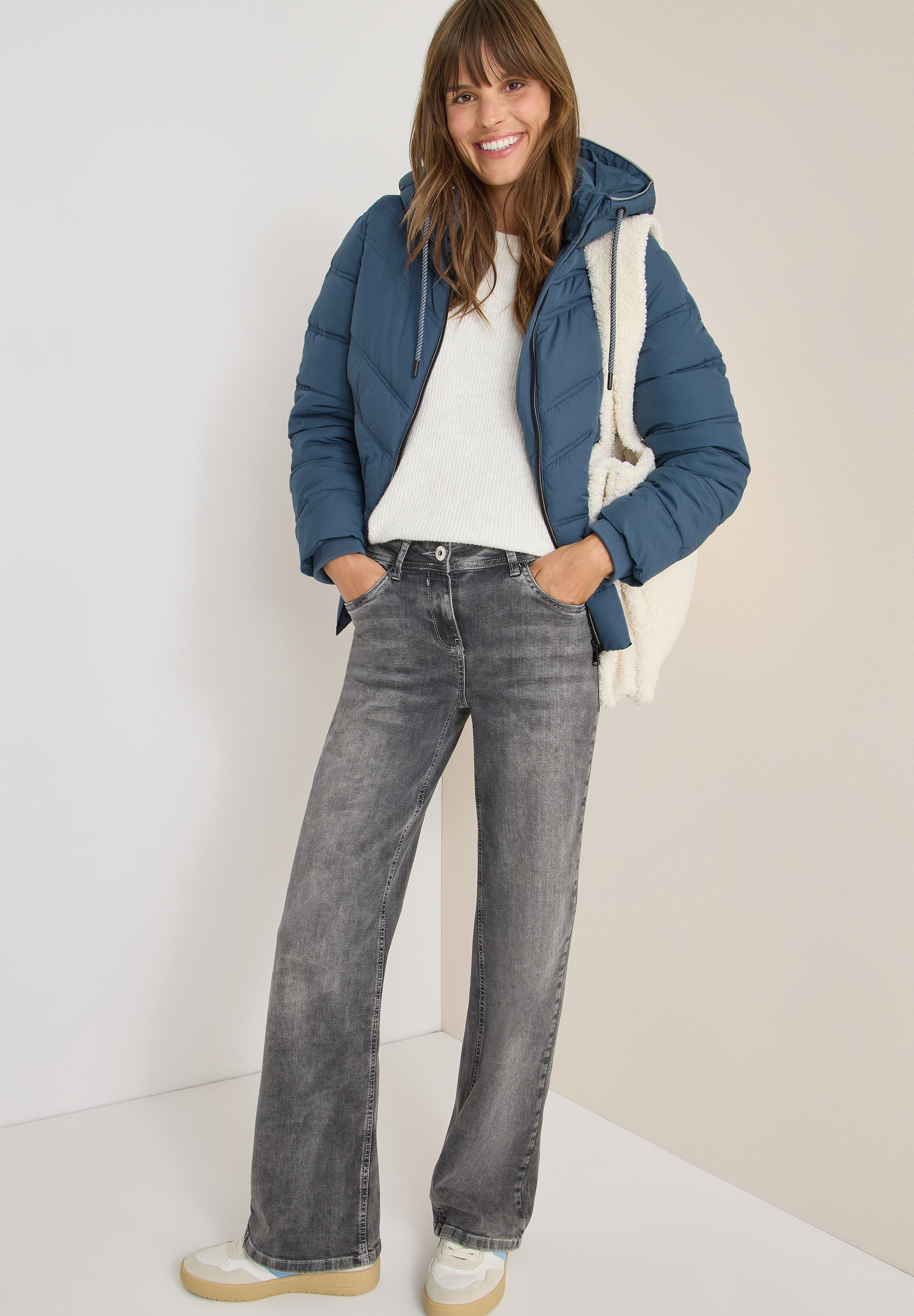 CECIL Steppjacke mit Kapuze