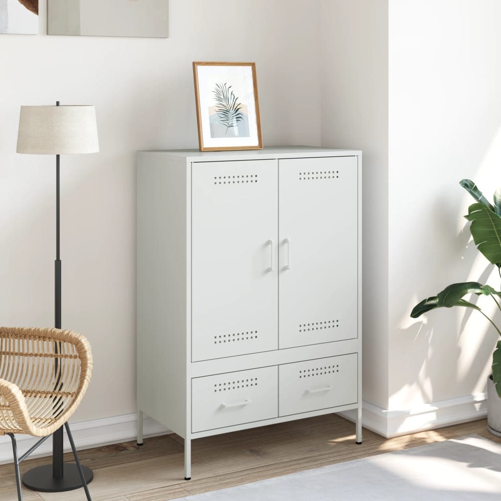vidaXL Highboard Highboard Weiß 68x39x101,5 cm günstig online kaufen