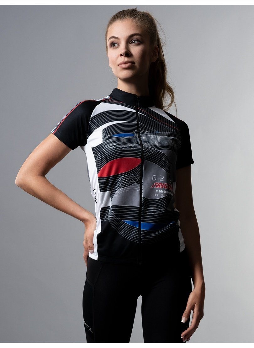 Trigema T-Shirt TRIGEMA Fahrradjacke aus atmungsaktivem Material