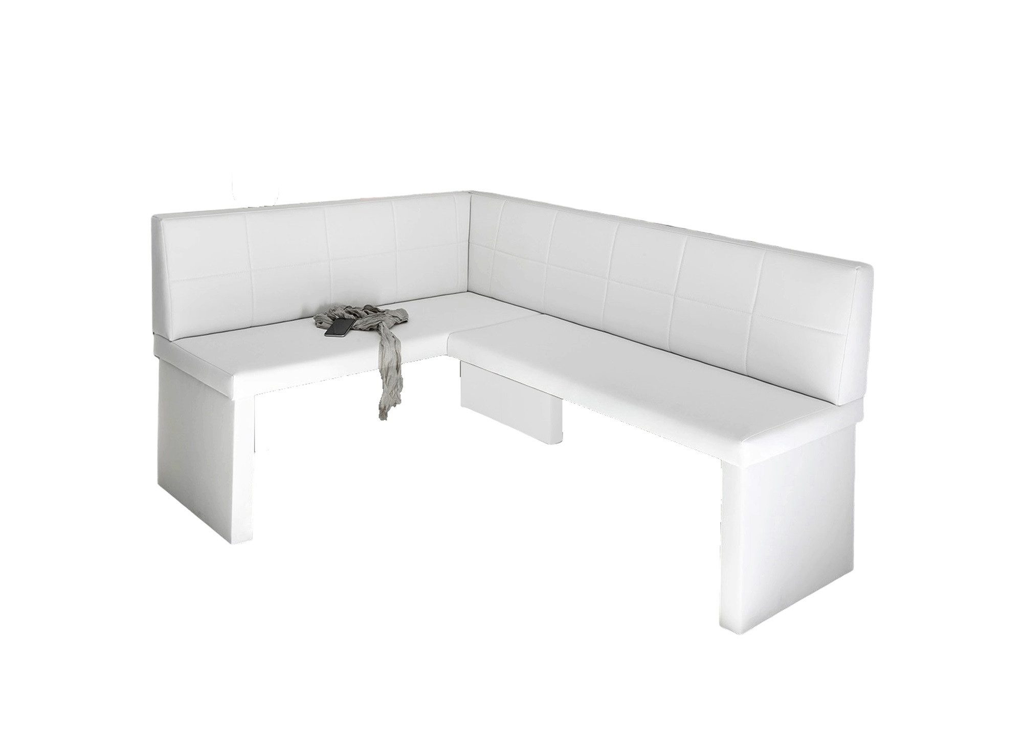 Fun Möbel Eckbank Sitzbank Eckbank „Robin“ in Kunstleder Madryt Размер 168 x 128 cm