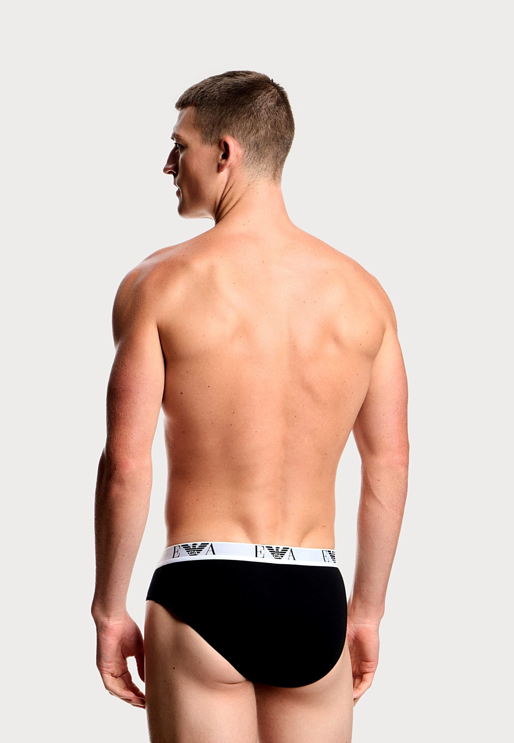 Emporio Armani Slip Unterhosen 3-PACK BRIEF (3-St)