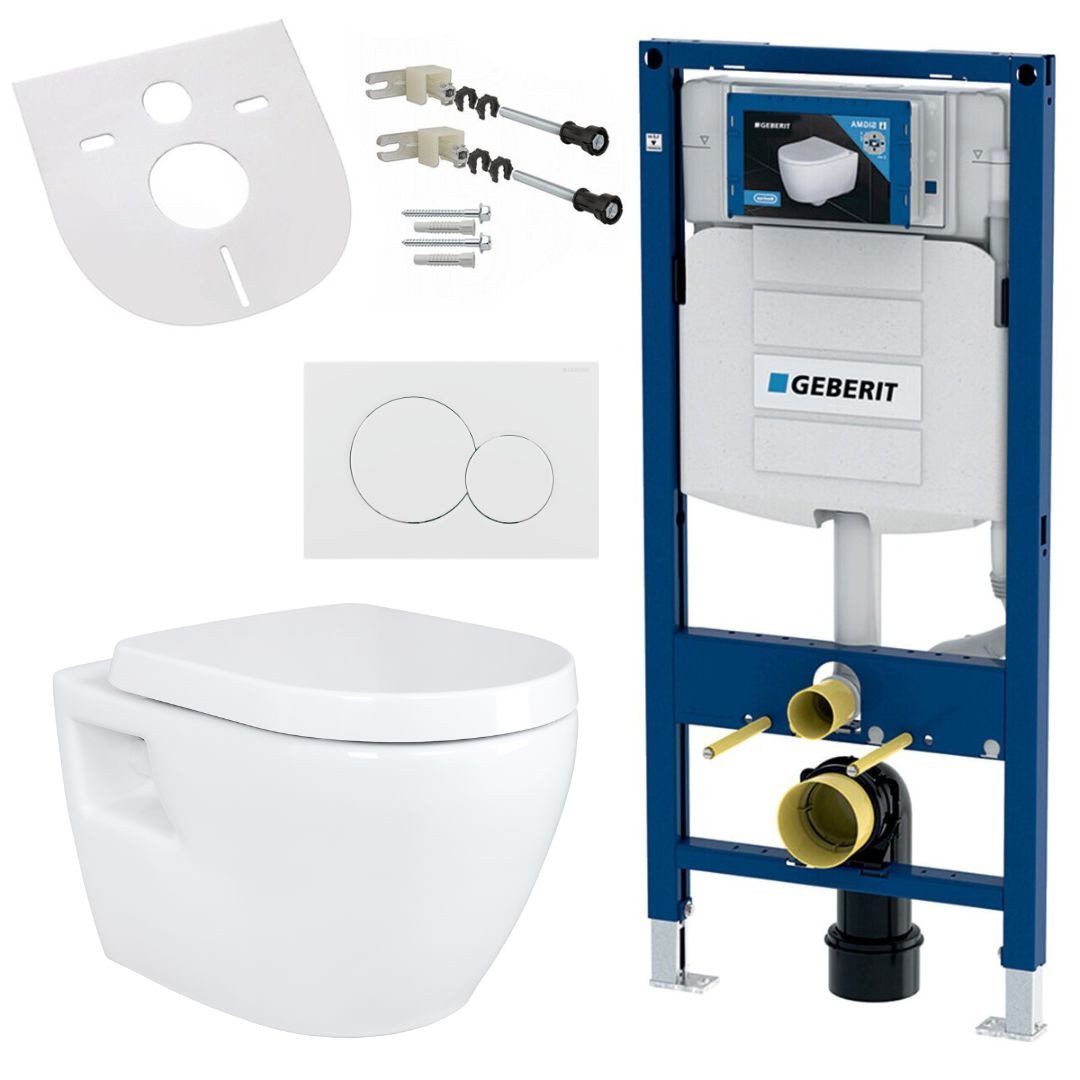 GEBERIT Tiefspül-WC GEBERIT-AL5509-SET, Geberit Wand Hänge günstig online kaufen