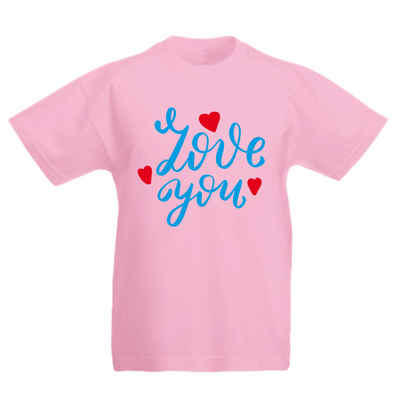 G-graphics T-Shirt Love you Kinder T-Shirt, mit Spruch / Sprüche / Print / Aufdruck