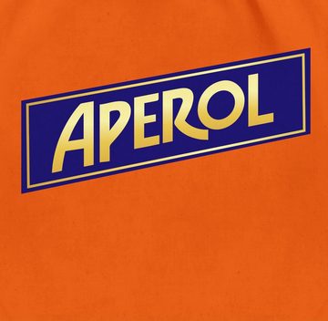 Shirtracer Turnbeutel Aperol Kostüm, Karneval & Fasching