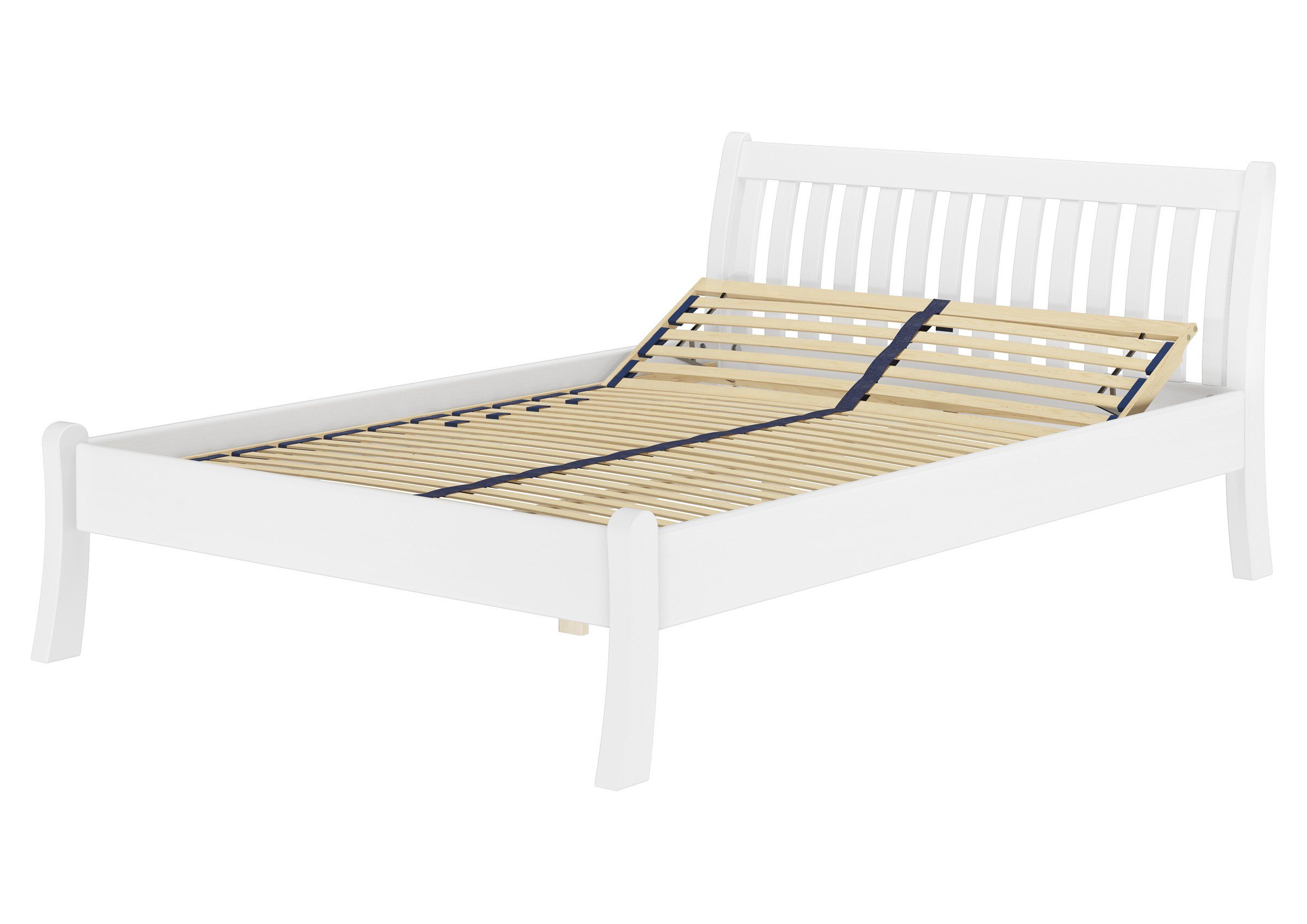 ERST-HOLZ Bett Weißes Geschwungenes Französisches Bett günstig online kaufen