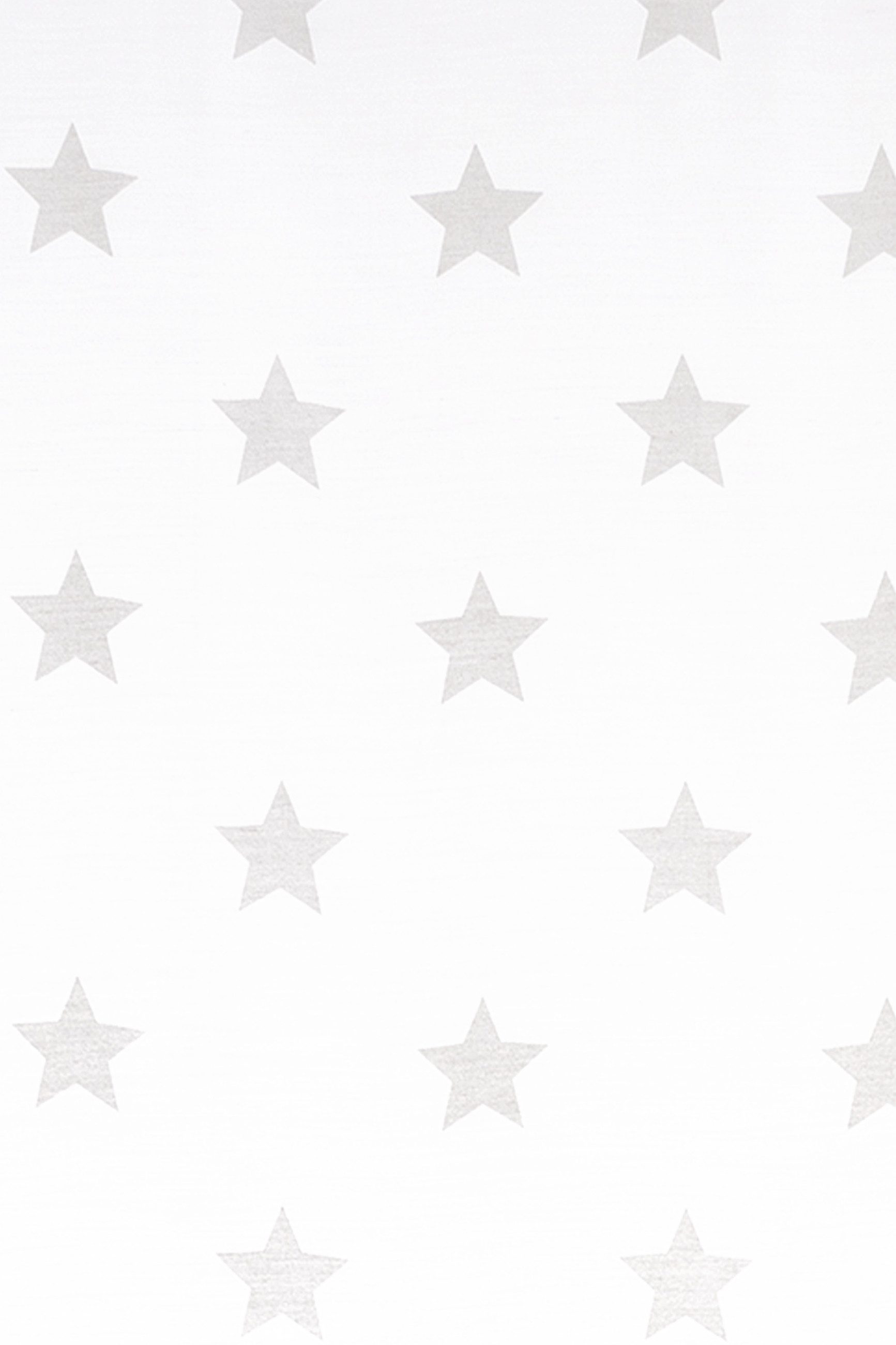 ELBERSDRUCKE Schiebegardine transparenter Schiebevorhang Stars Allover weiß günstig online kaufen