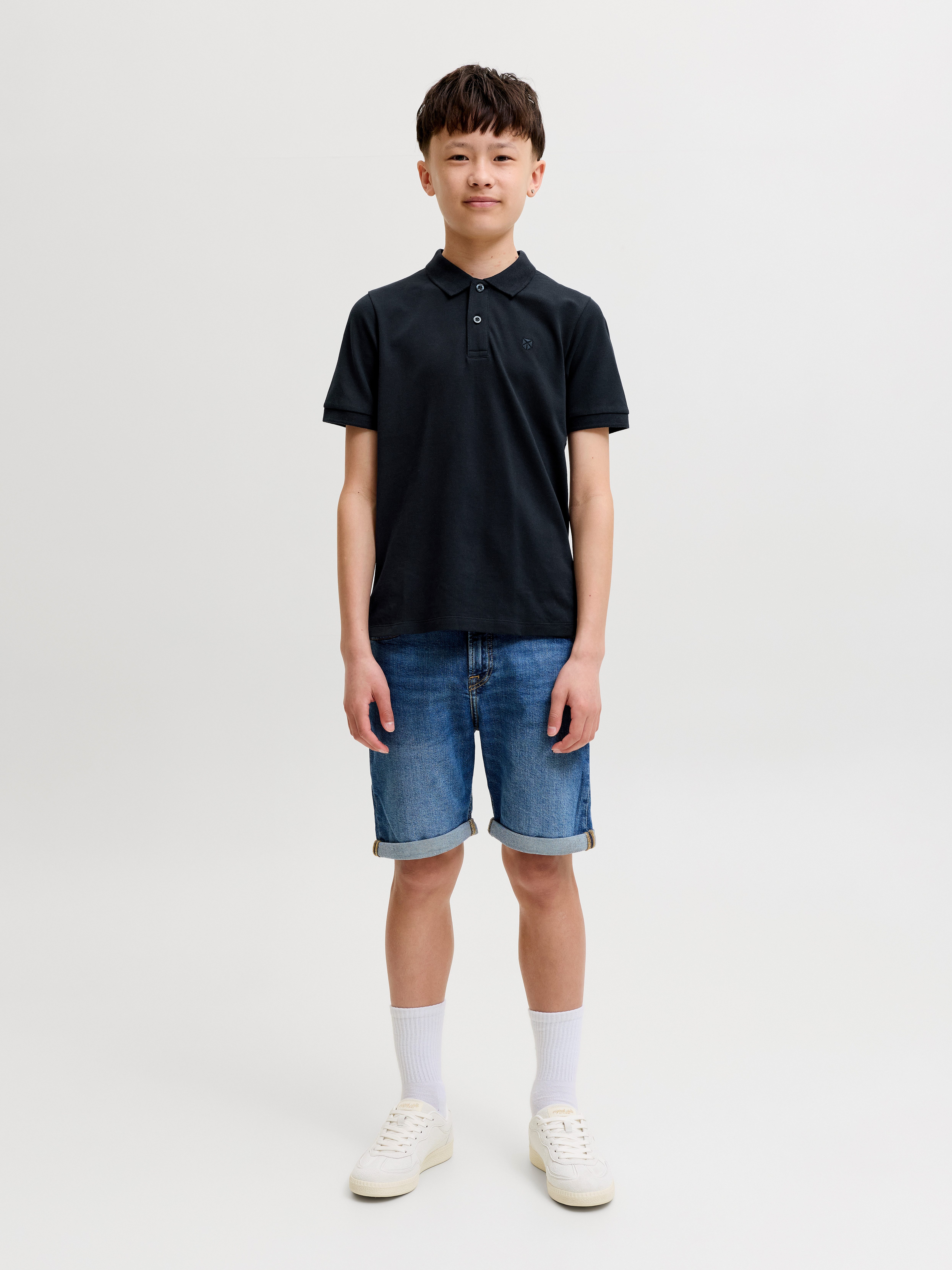 Jack & Jones Junior Poloshirt JPRBLAWESTON SS POLO JNR Baumwolle, regular fit – Bild 5 von 5