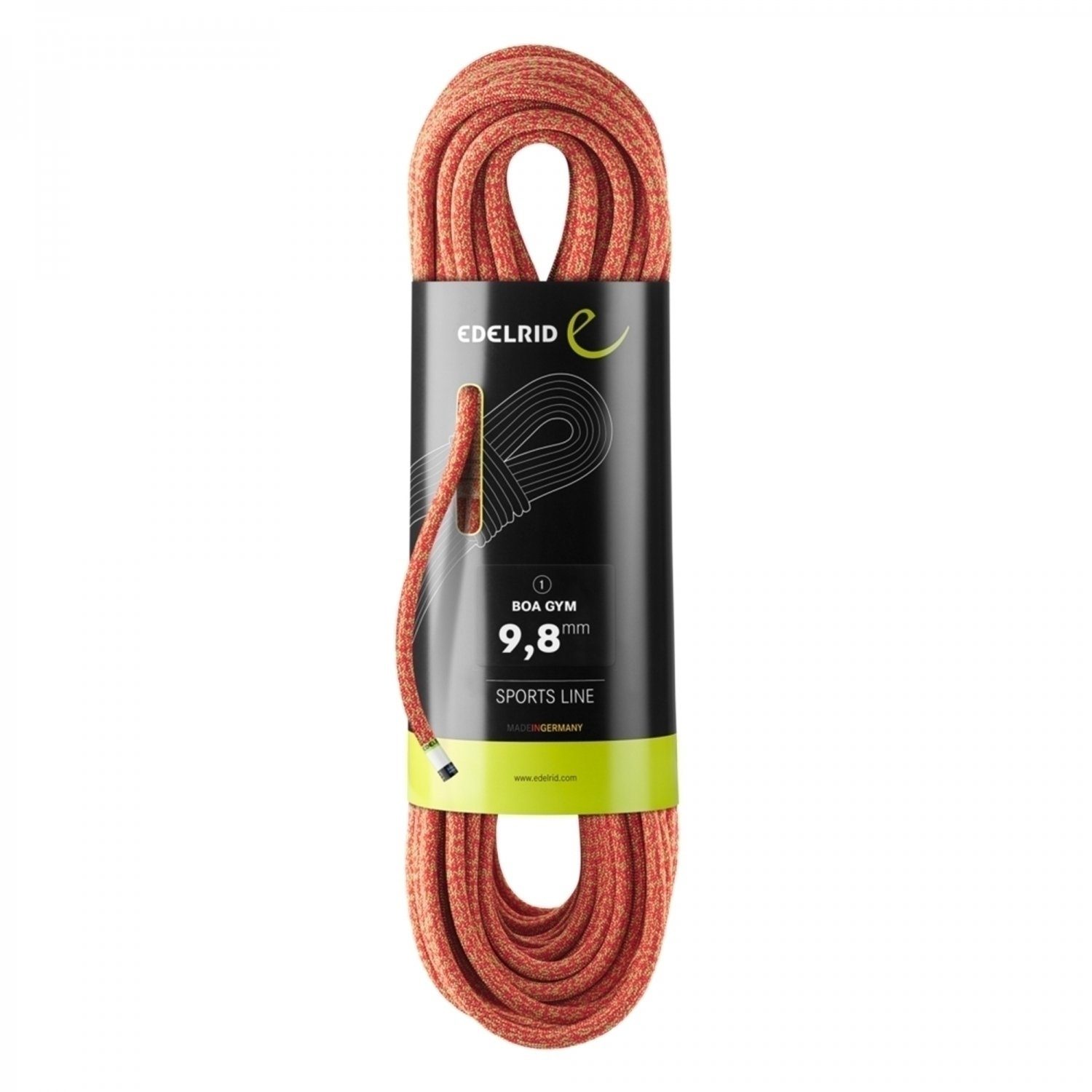 Edelrid Boa Gym 9,8mm Hallenseil rot Kletterseil