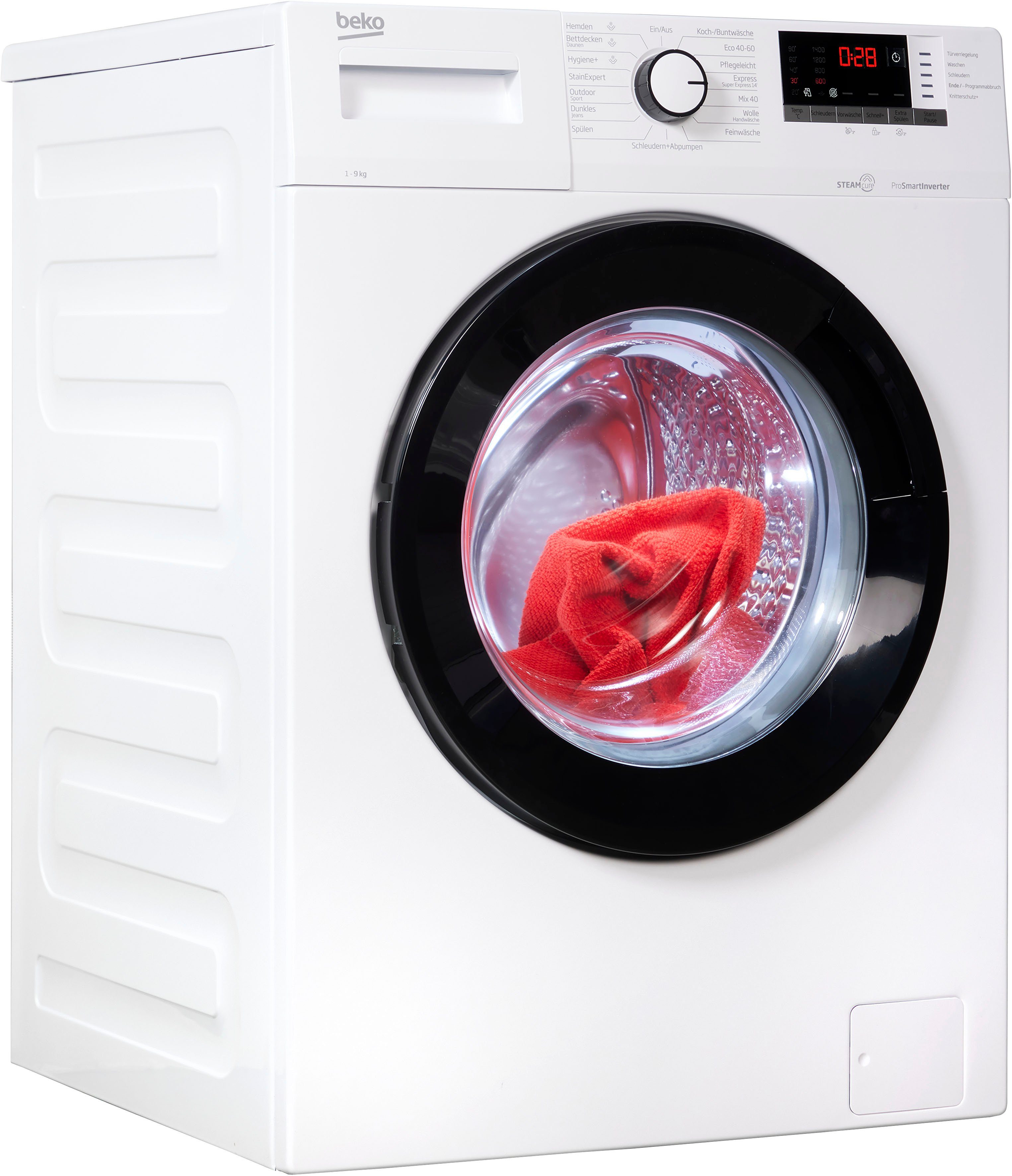 BEKO Waschmaschine WMO922A 7171742200, 9 kg, 1400 U/min, 4 Jahre  Herstellergarantie