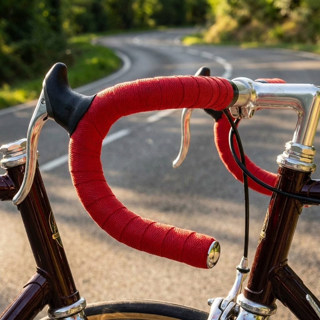 Velox Fahrradlenker Velox Lenkerband TRESSOSTAR 90 Karton mit Stopfen Baumwolle feuerrot
