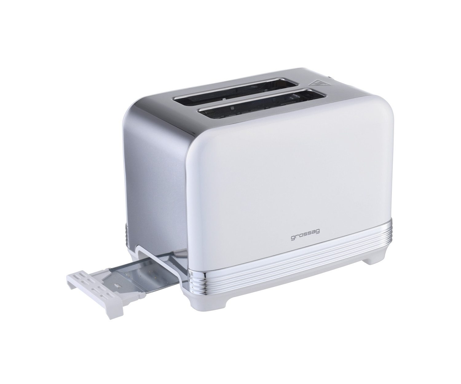 grossag Toaster Edelstahl-Toaster, TA 28, 2-Scheiben Toaster, für 2 Scheiben, 930,00 W, Metallic-Design