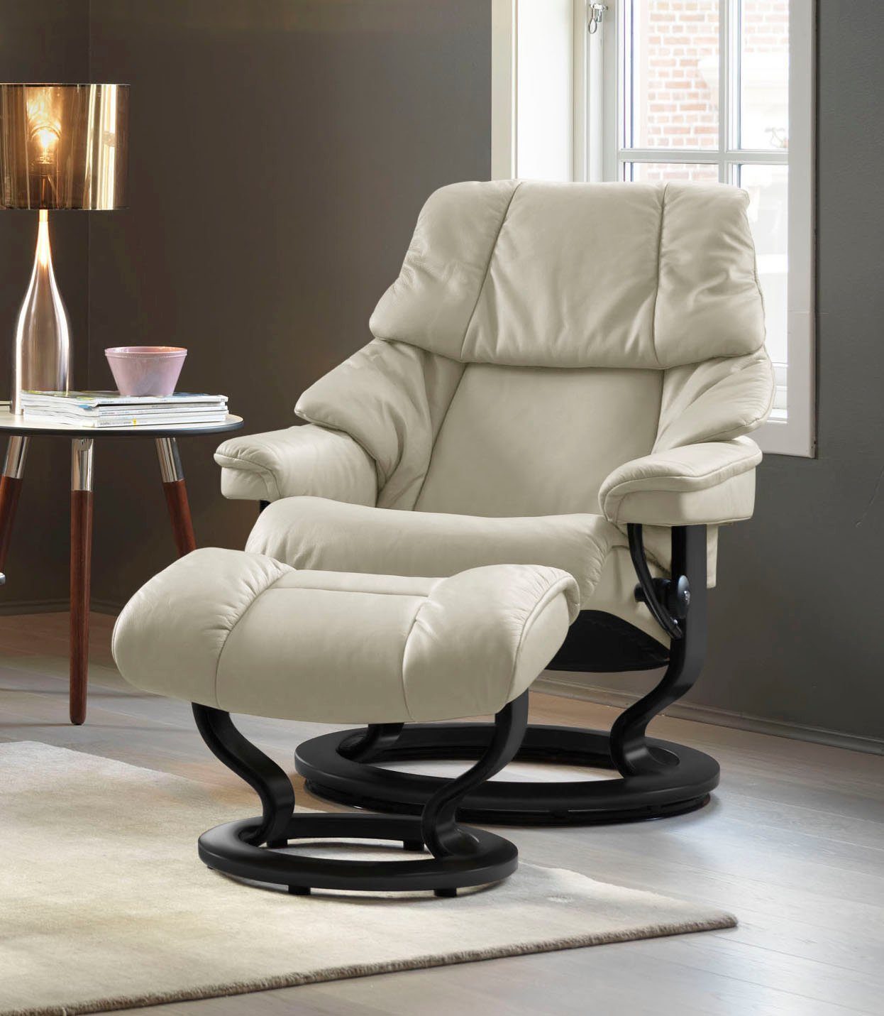 Stressless® Relaxsessel Reno, mit Classic Base, Größe S, M & L, Gestell Schwarz