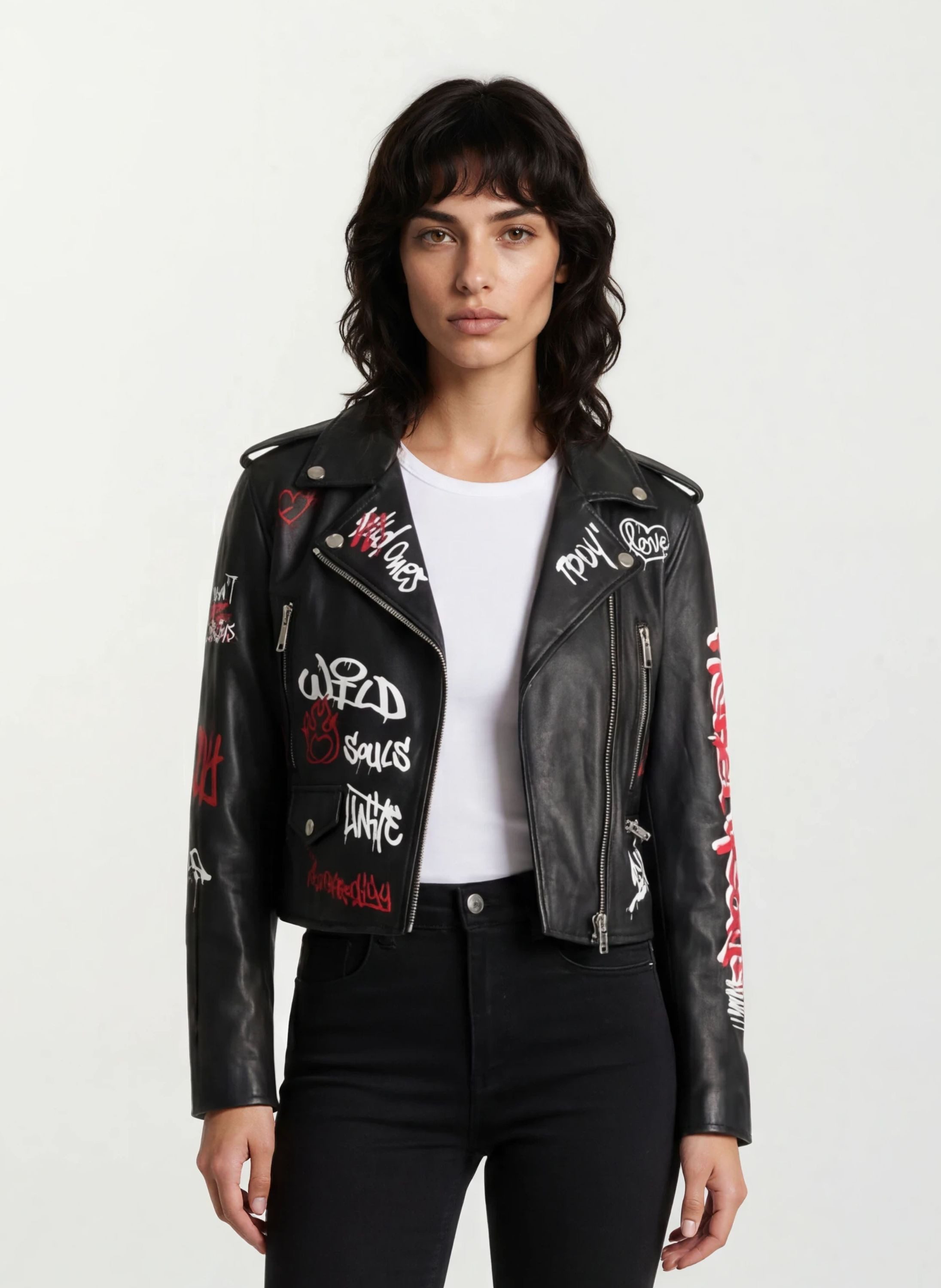 Lederjacke Noka