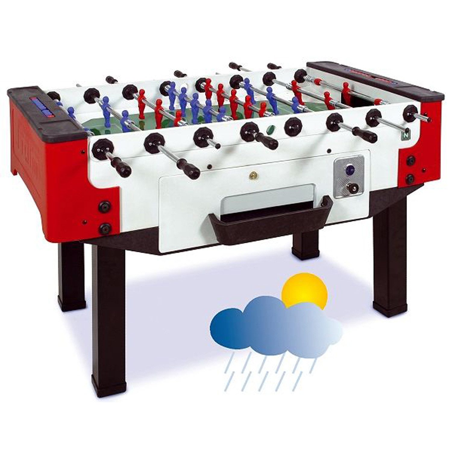 Tischfußballspiel Kickertisch "Storm" F-3