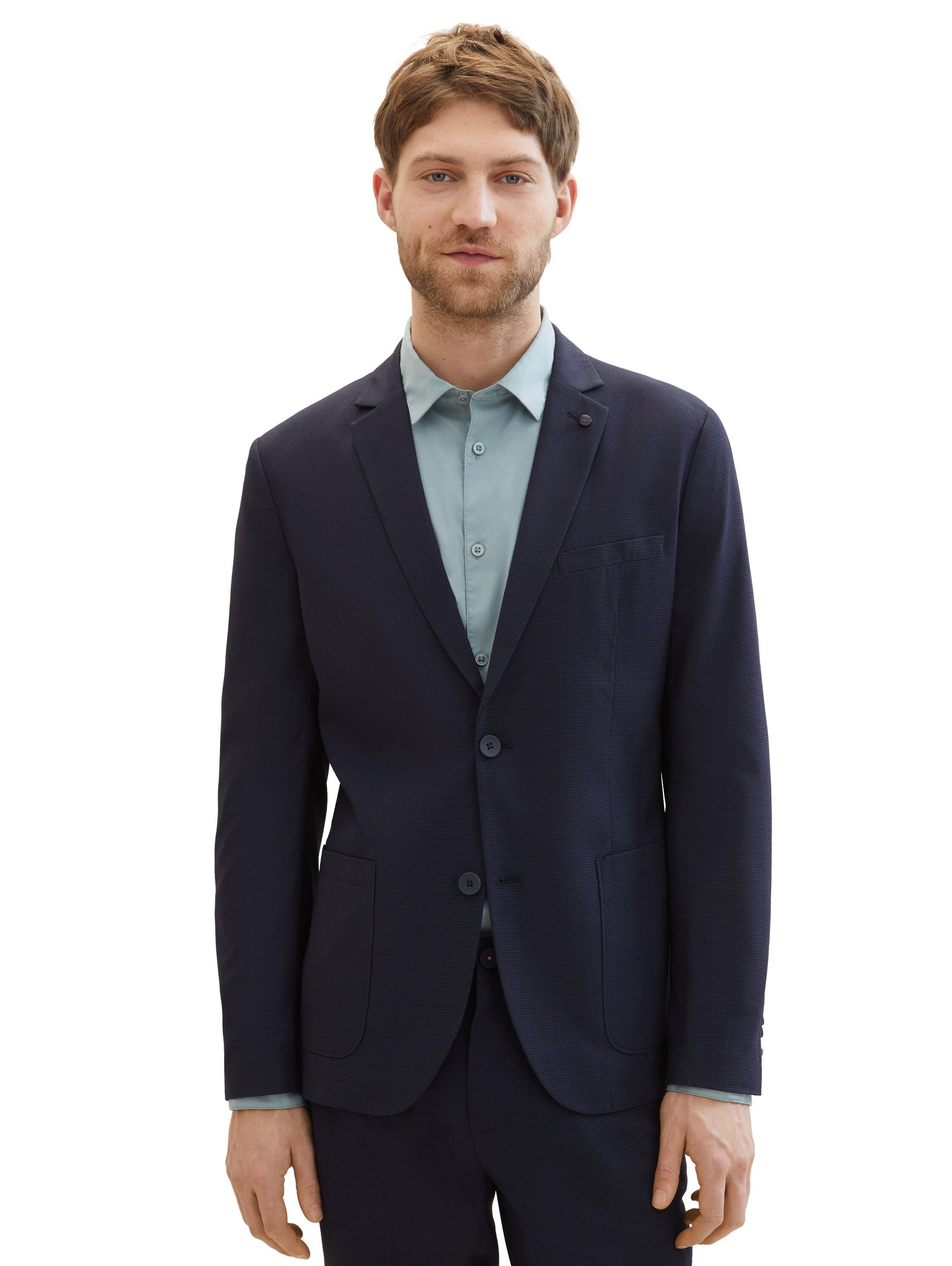 TOM TAILOR Jackenblazer Blazer mit aufgesetzten Taschen