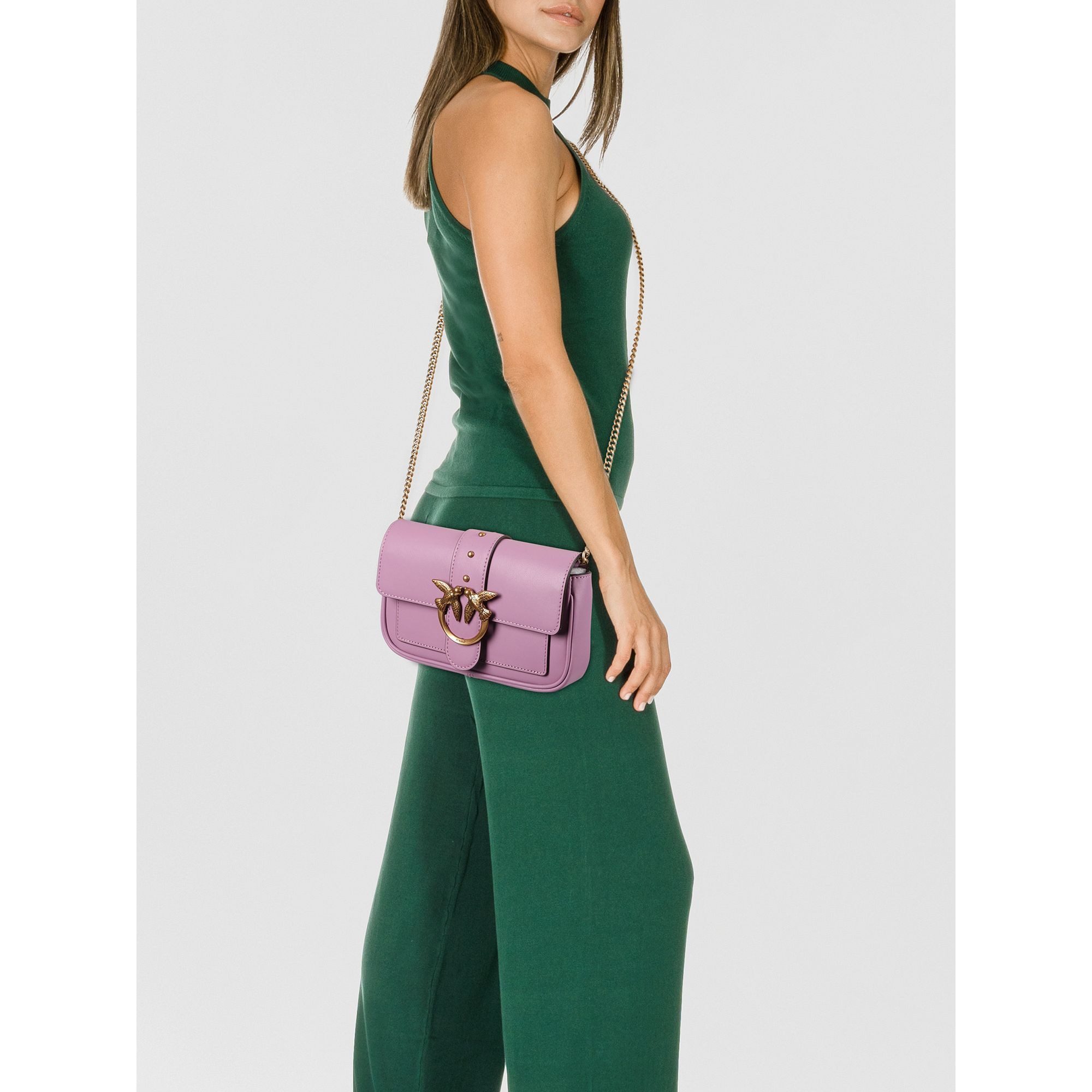 PINKO Umhängetasche Love One, Leder