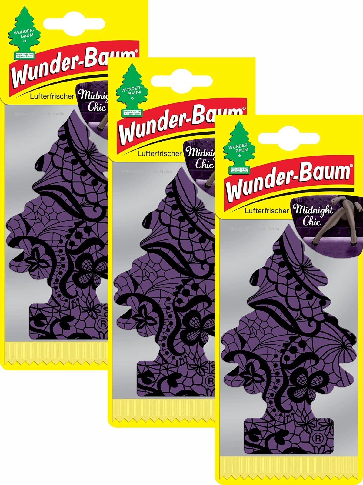 Kunstbaum 3er Midnight Chic Wunderbaum Ladies günstig online kaufen