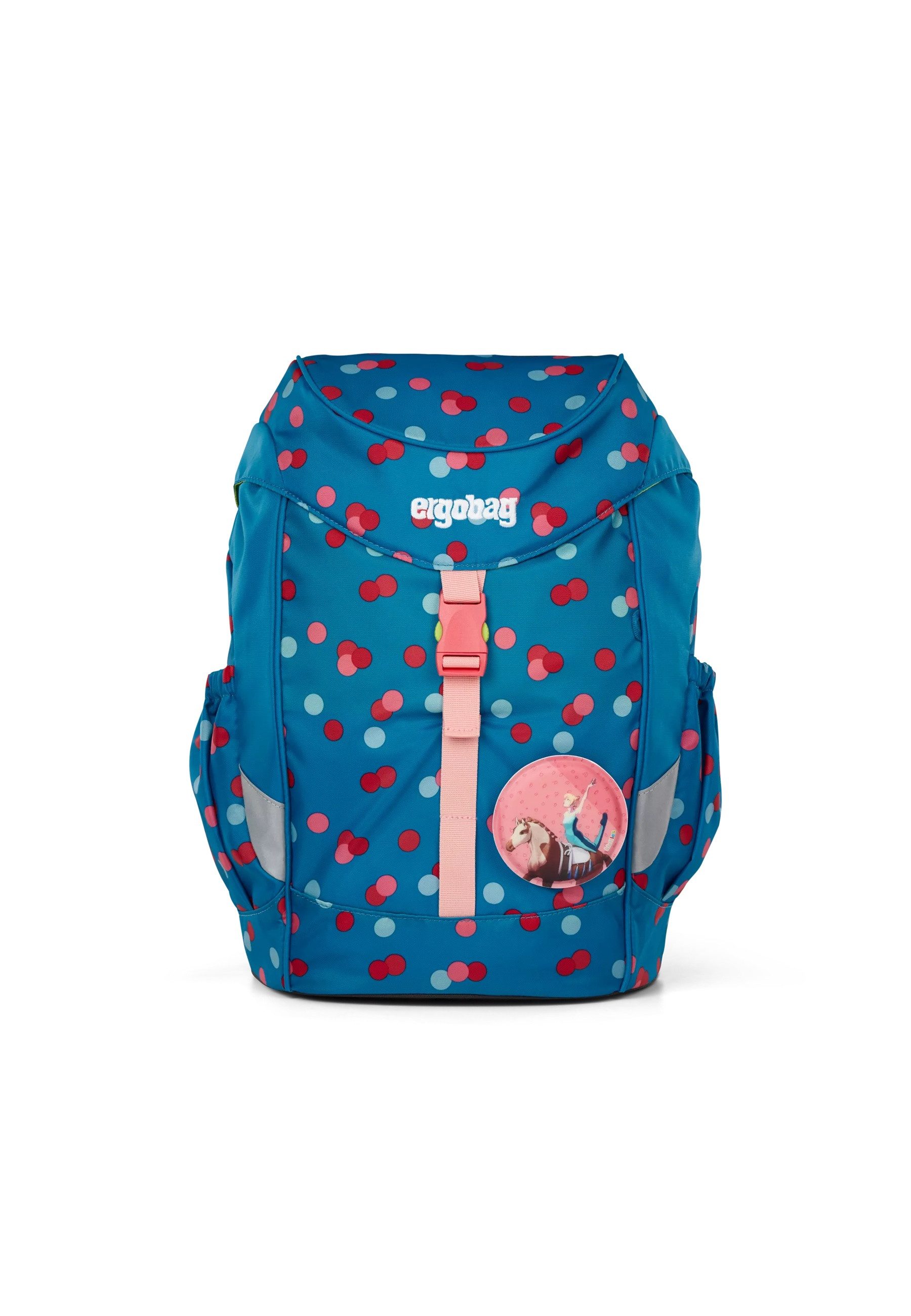 ergobag Kinderrucksack mini, aus 16 recycelten PET-Flaschen (0,5 l)