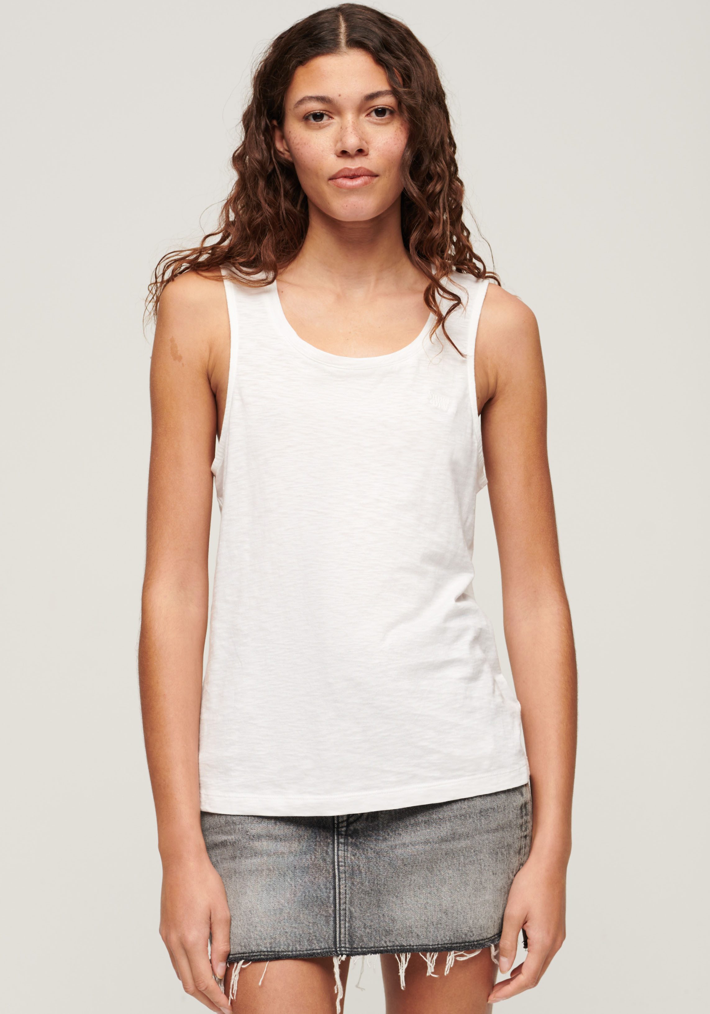 Superdry Tanktop SCOOP NECK TANK. Reduzierter Preis € 24,99. Unverbindliche Preisempfehlung € 29,99