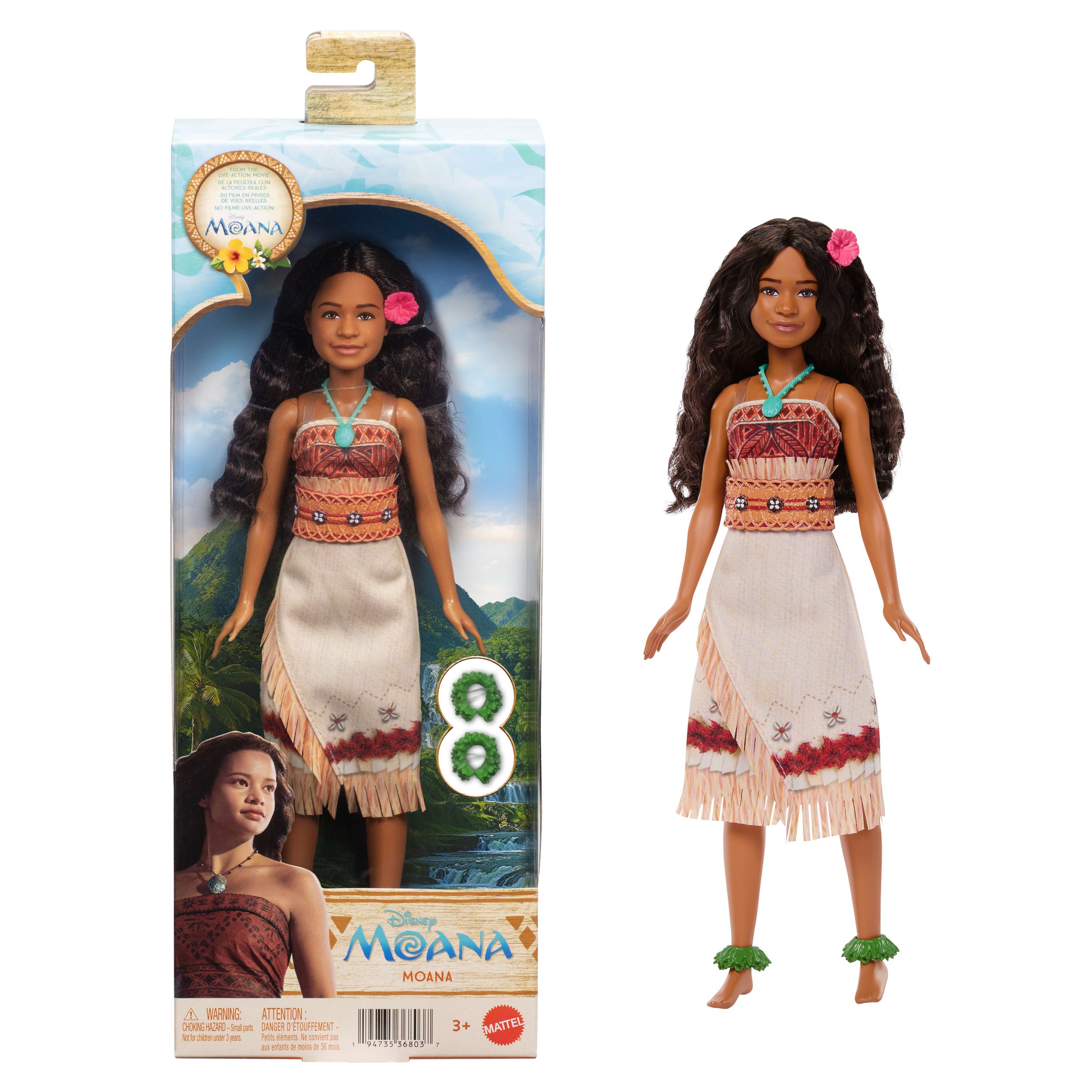 Mattel® Anziehpuppe Disney Vaiana, Puppe mit abnehmbarer Kleidung
