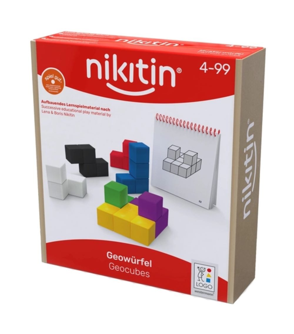 Nikitin Lernspielzeug Nikitin Material Lernspiel N 5 Geowürfel- super für Kids (7-St)
