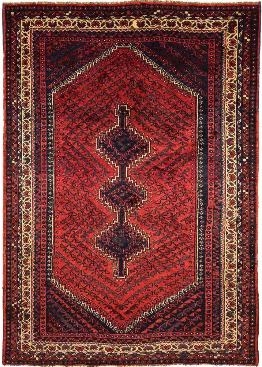 Orientteppich Shiraz 203x285 Handgeknüpfter Perserteppich, rechteckig, Orientteppich mm Trading, 10 / Höhe: Nain