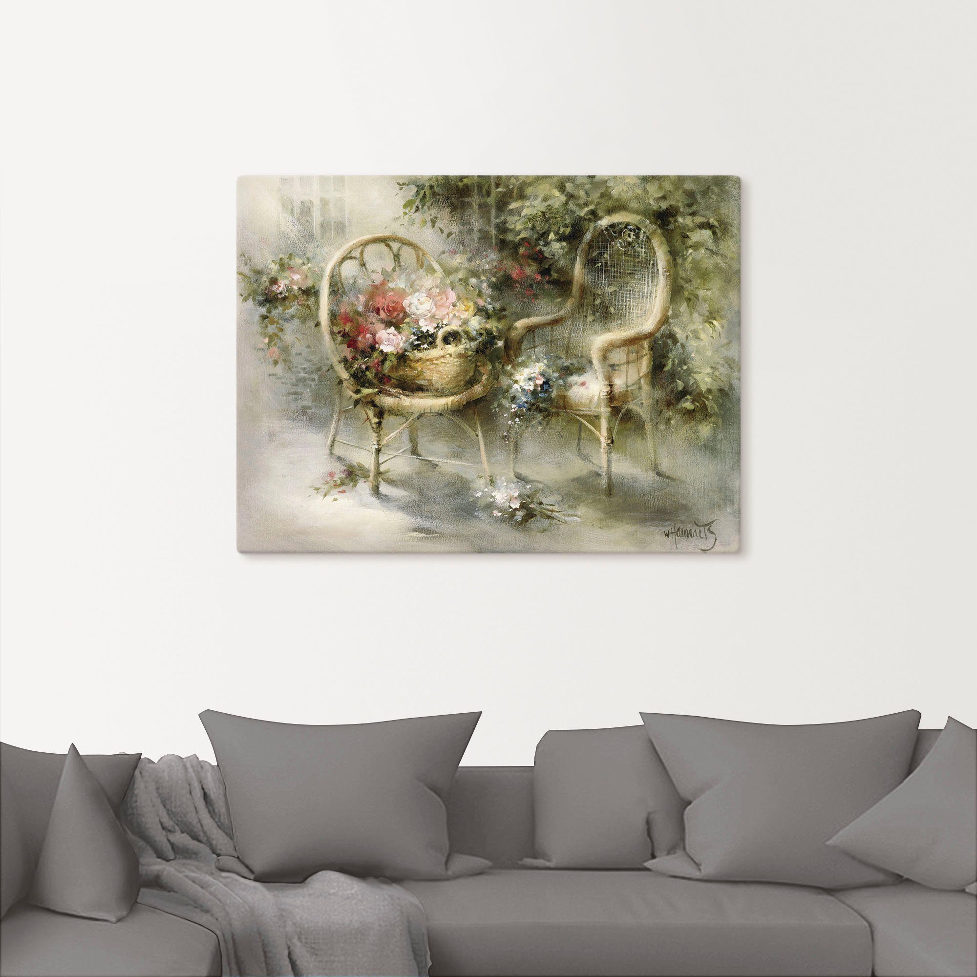 Artland Wandbild Sommer II, Garten (1 St), als Leinwandbild, Poster in verschied. Größen