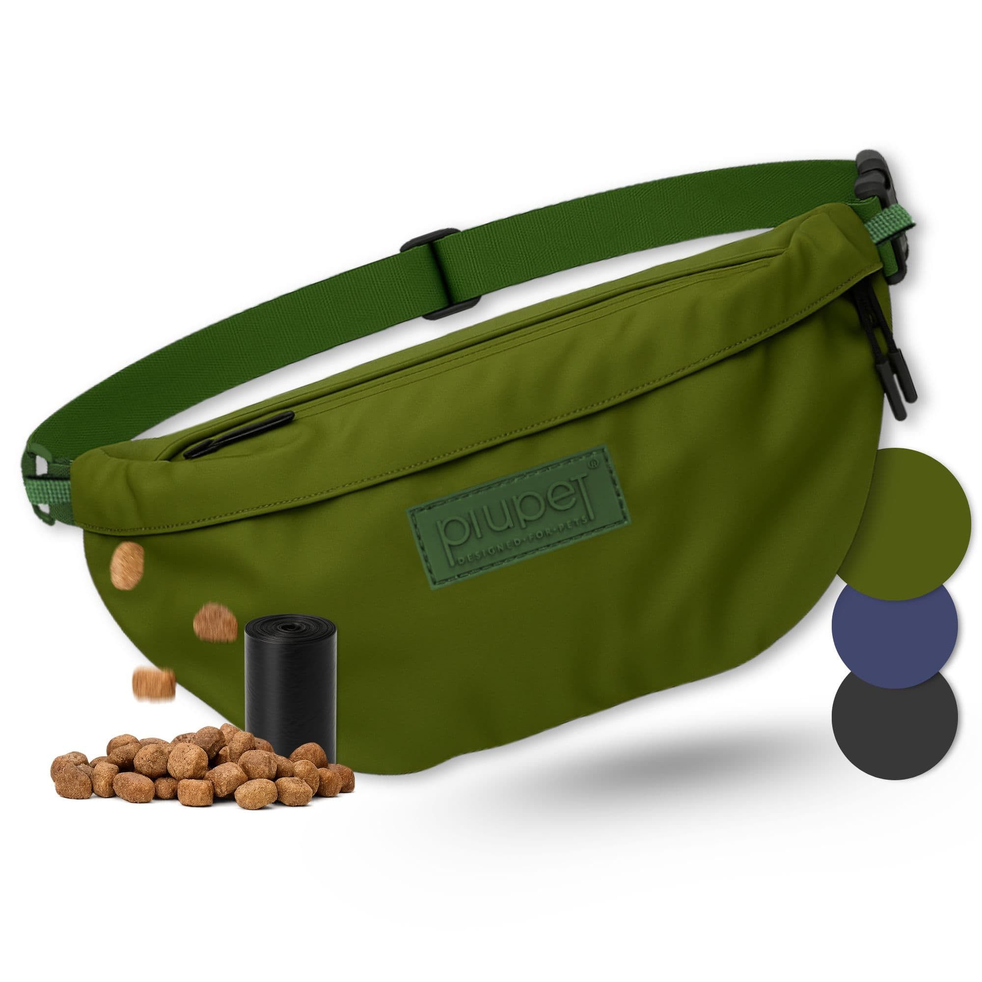 Piupet Сумка для лечения Leckerlitasche Hund wasserdicht – Gassitasche 3 Fächern & Innentasche
