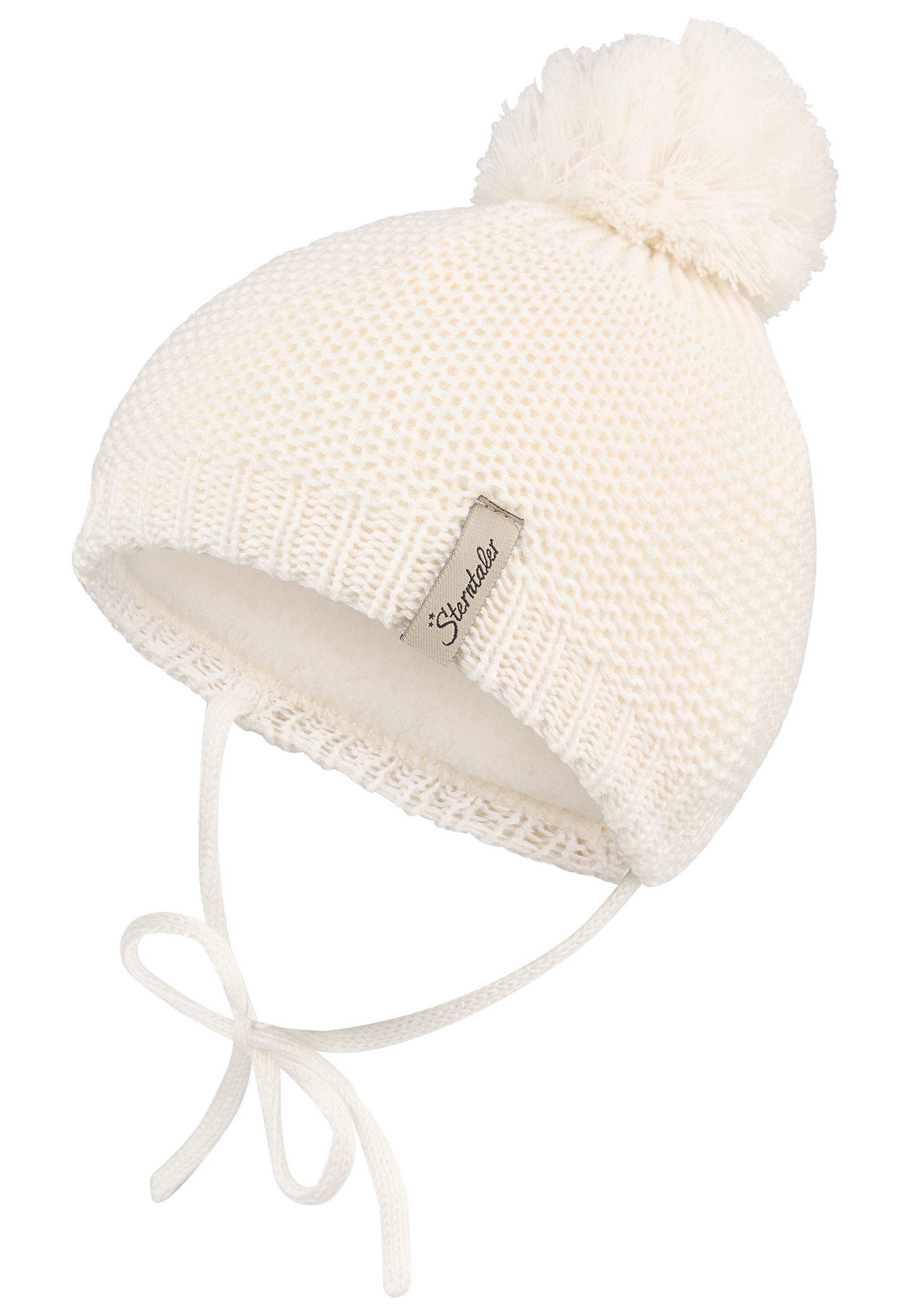 Sterntaler® Strickmütze Sterntaler® Bommelmütze klassisch (1-St)